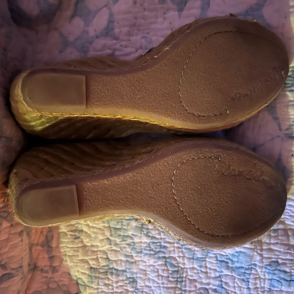 Sam Edelman Brown Black Platform Sandals with Intricate Straps - Picture 5 of 6